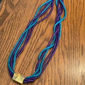 Colorful beaded 30 inch necklace. Brand new,never worn!!